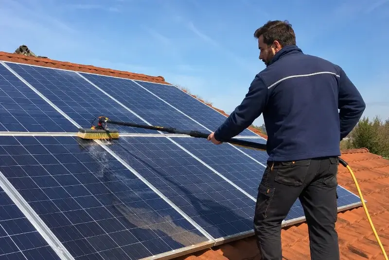 Nettoyage et entretien de panneaux solaires à Mudaison
